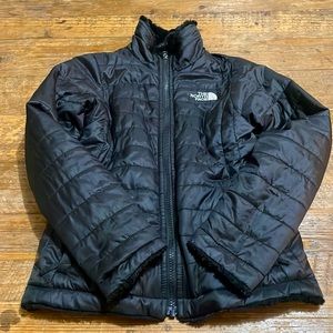 North Face Girls Reversible Coat - size small 7/8